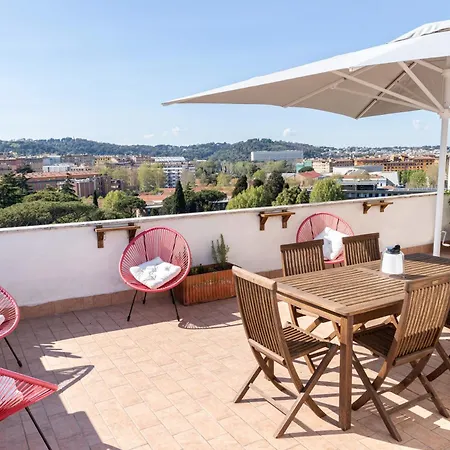 アパート Terrazza Donatello - Rome's Skyview Loft *
